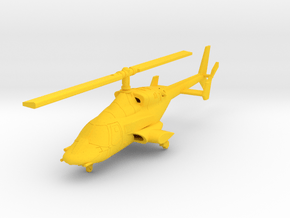 030F Bell 222 Modified 1/200 in Yellow Smooth Versatile Plastic