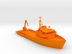 031A Liberty star 1/288 in Orange Smooth Versatile Plastic