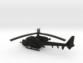 035H Modified Gazelle 1/200 in Black Smooth Versatile Plastic