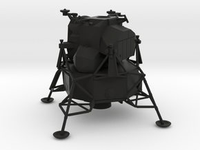 053C Lunar Module 1/144 in Black Smooth PA12