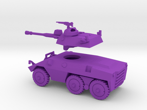 036A EE-9 Cascavel with Separated Turret 1/144 in Purple Smooth Versatile Plastic