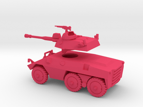 036D EE-9 Cascavel 1/100 with separate turret in Pink Smooth Versatile Plastic