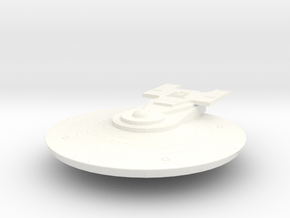 650 Mars class saucer in White Smooth Versatile Plastic