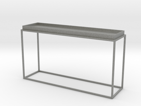 Miniature Tray Top Console Table in Gray PA12