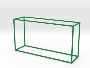 Miniature Tray Top Console Table Frame in Green Smooth Versatile Plastic