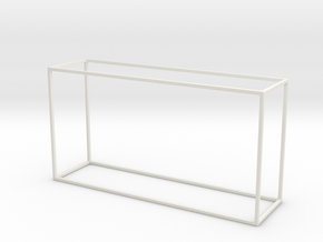Miniature Tray Top Console Table Frame in Accura Xtreme 200