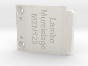 Lamborghini Murcielago MZN123 FrontClip in White Natural Versatile Plastic