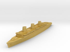 SS Normandie in Tan Fine Detail Plastic: 1:3000