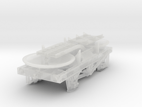 TT/3mm 14T/20T Anchor Tank Wagon Kit in Clear Ultra Fine Detail Plastic