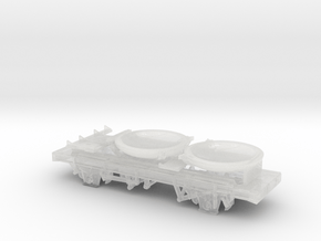 TT/3mm 45T TTA Tank Wagon Kit in Clear Ultra Fine Detail Plastic: Small