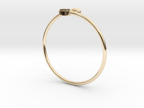 Bese Saka Bypass Bracelet in 9K Yellow Gold : Small