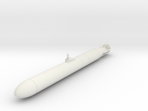 1/144 Japanese torpedo Kaiten-4 in White Natural Versatile Plastic