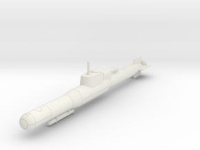 1/144 Japanese torpedo Kaiten-10 in White Natural Versatile Plastic