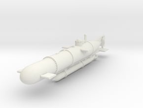 1/144 Hecht 'Type XXVIIA' midget submarine in White Natural Versatile Plastic
