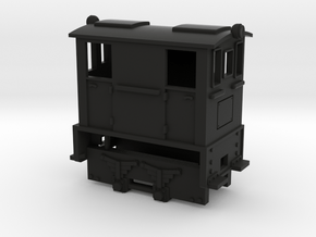 BoxCab loco 0n18  in Black Smooth PA12