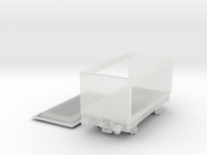 Aquarium Tank Wagon in Clear Ultra Fine Detail Plastic: 1:76 - OO