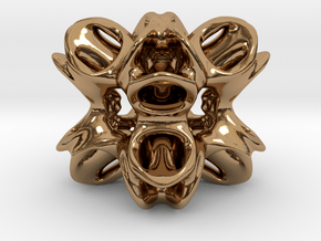 Octo Star Tunnels in Polished Brass