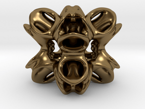 Octo Star Tunnels in Polished Bronze