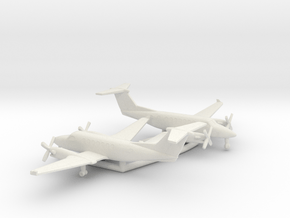 Beechcraft Super King Air 350i in White Natural Versatile Plastic: 6mm