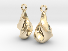 Lets twist again in 14k Gold Plated Brass