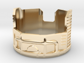 Crossguard V3 / KR7 - Master Part6 in 14k Gold Plated Brass