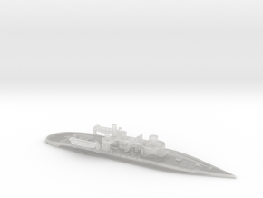 1/1250th scale SMS Leitha (1887) in Clear Ultra Fine Detail Plastic