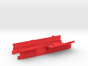 1/600 CVA-38 USS Shangri-La Midships Wat.Full Beam in Red Smooth Versatile Plastic
