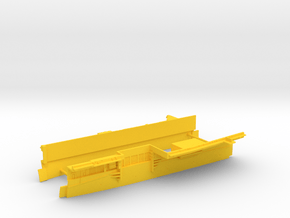 1/600 CVS-12 USS Hornet Midships Water. Full Beam in Yellow Smooth Versatile Plastic