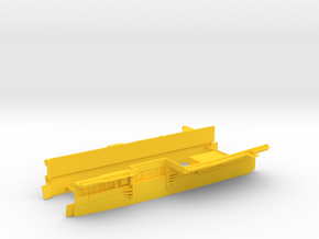 1/700 CVS-12 USS Hornet Midships Water. Full Beam in Yellow Smooth Versatile Plastic