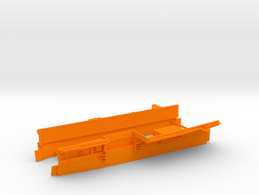 1/600 CVS-18 USS Wasp Midships Waterline Full Beam in Orange Smooth Versatile Plastic