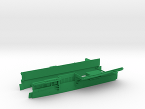 1/600 CVS-18 USS Wasp Midships Waterline Full Beam in Green Smooth Versatile Plastic