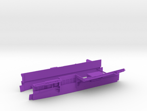 1/600 CVS-18 USS Wasp Midships Waterline Full Beam in Purple Smooth Versatile Plastic