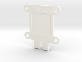 rc1102-02 RC10 Battery Retainer Clip in White Processed Versatile Plastic