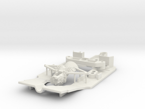 Williams FW11 Policar Chassis scalextric in White Natural Versatile Plastic