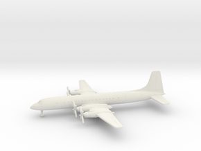 Canadair CL-44 in White Natural Versatile Plastic: 6mm