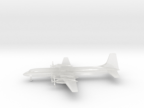 Canadair CL-44 in Clear Ultra Fine Detail Plastic: 1:600