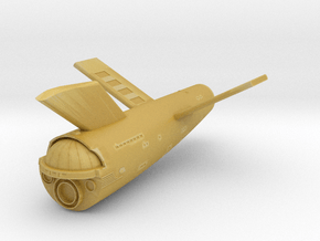 650 Federation class secondary hull in Tan Fine Detail Plastic