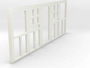 1/35 Scale 16x16 Tent Frame Wall in White Natural Versatile Plastic