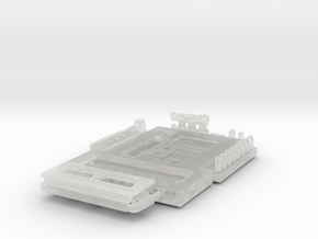 Moebius EVA Pod - Multi-part Back Panel in Clear Ultra Fine Detail Plastic