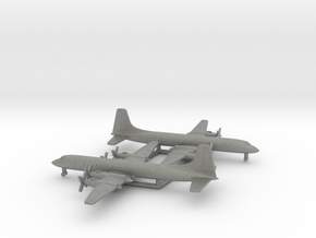 Canadair CL-44 in Gray PA12: 1:600