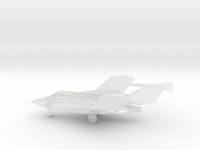 Grumman XF10F Jaguar (folded wings) in Clear Ultra Fine Detail Plastic: 6mm