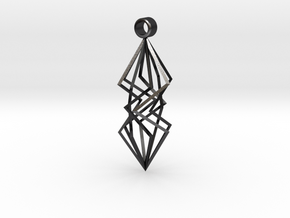 twisted prism in Polished and Bronzed Black Steel