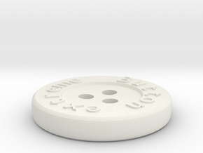 Generated button in White Natural Versatile Plastic