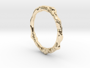 Organic Ring in 14k Gold Plated Brass