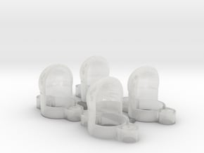 Eaglemoss Ecto-1 - Reflectors (128H Replacements) in Clear Ultra Fine Detail Plastic