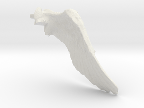 Piece #4 Archangel in White Natural Versatile Plastic