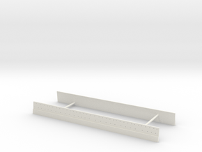 1/700 Tillman III Stern Waterline Full Beam in White Natural Versatile Plastic