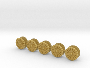 1/100 IJN Gold Chrysanthemum Bent Set in Tan Fine Detail Plastic