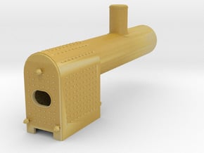 Tractor Boiler for a steam tractor in Tan Fine Detail Plastic