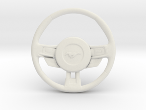 Mustang 2017 Steering wheel in White Natural Versatile Plastic